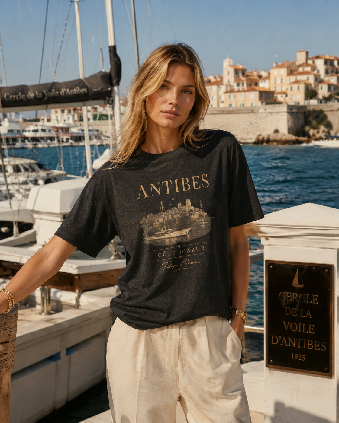 Camiseta Heritage FILIP Antibes — Premium GOTS Certificado