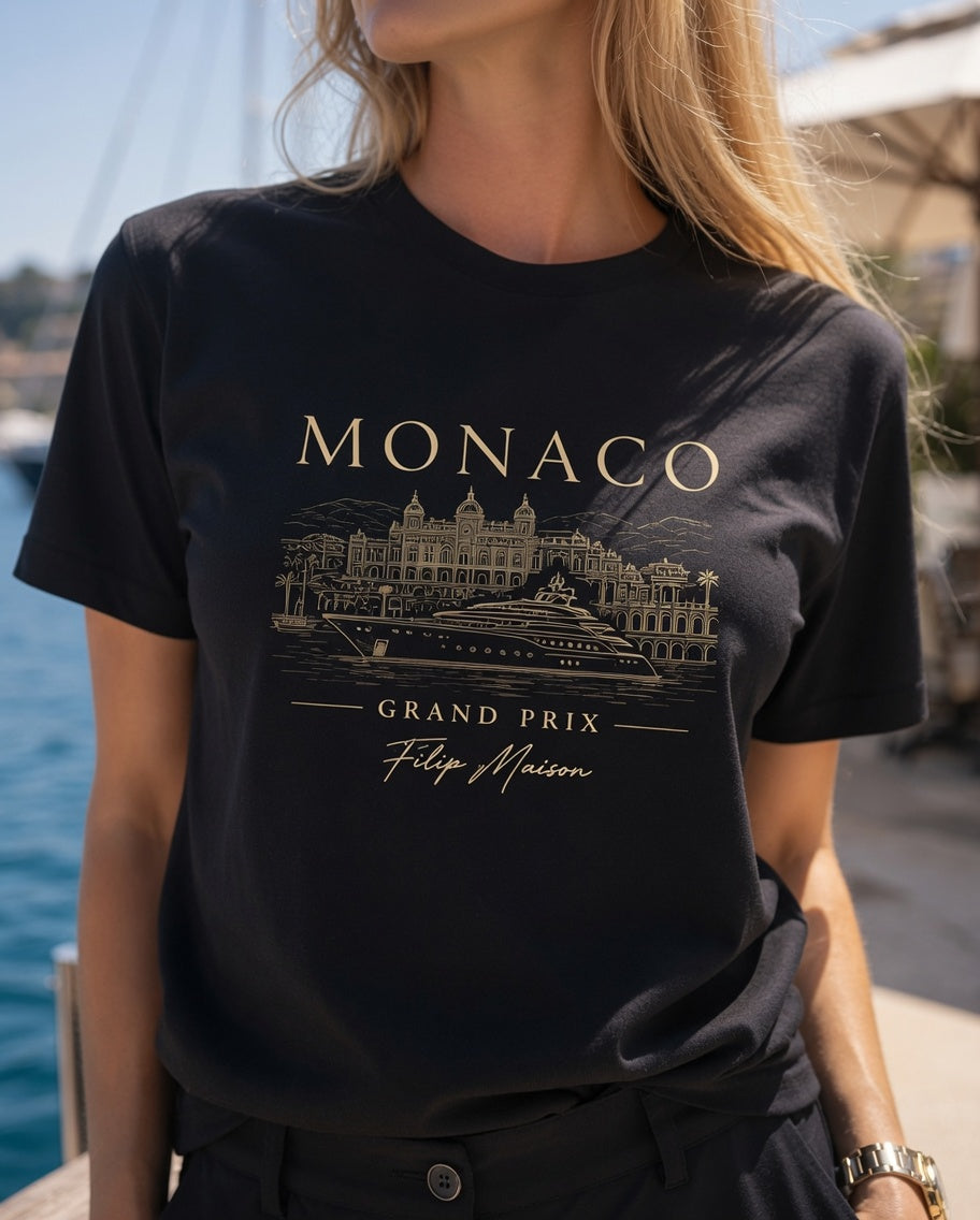 Camiseta Heritage FILIP Mónaco — Premium Algodón GOTS Certificado