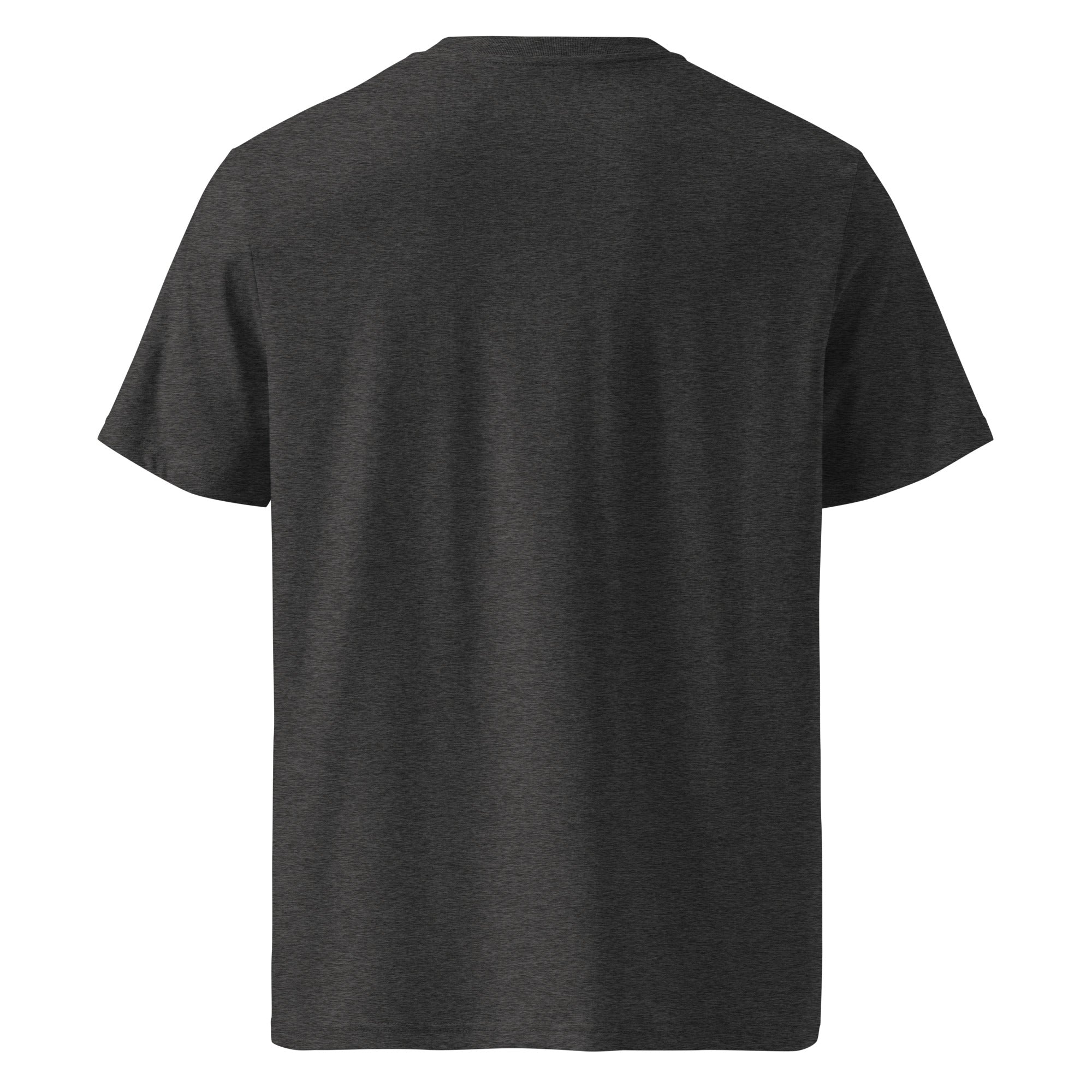 Camiseta FILIP Carbón — vista trasera, algodón orgánico 100% certificado GOTS-11395 | Filip Maison