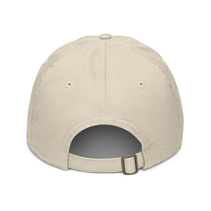 Gorra Club FILIP Ostra — vista trasera, cierre latón ajustable, algodón orgánico OCS | Filip Maison