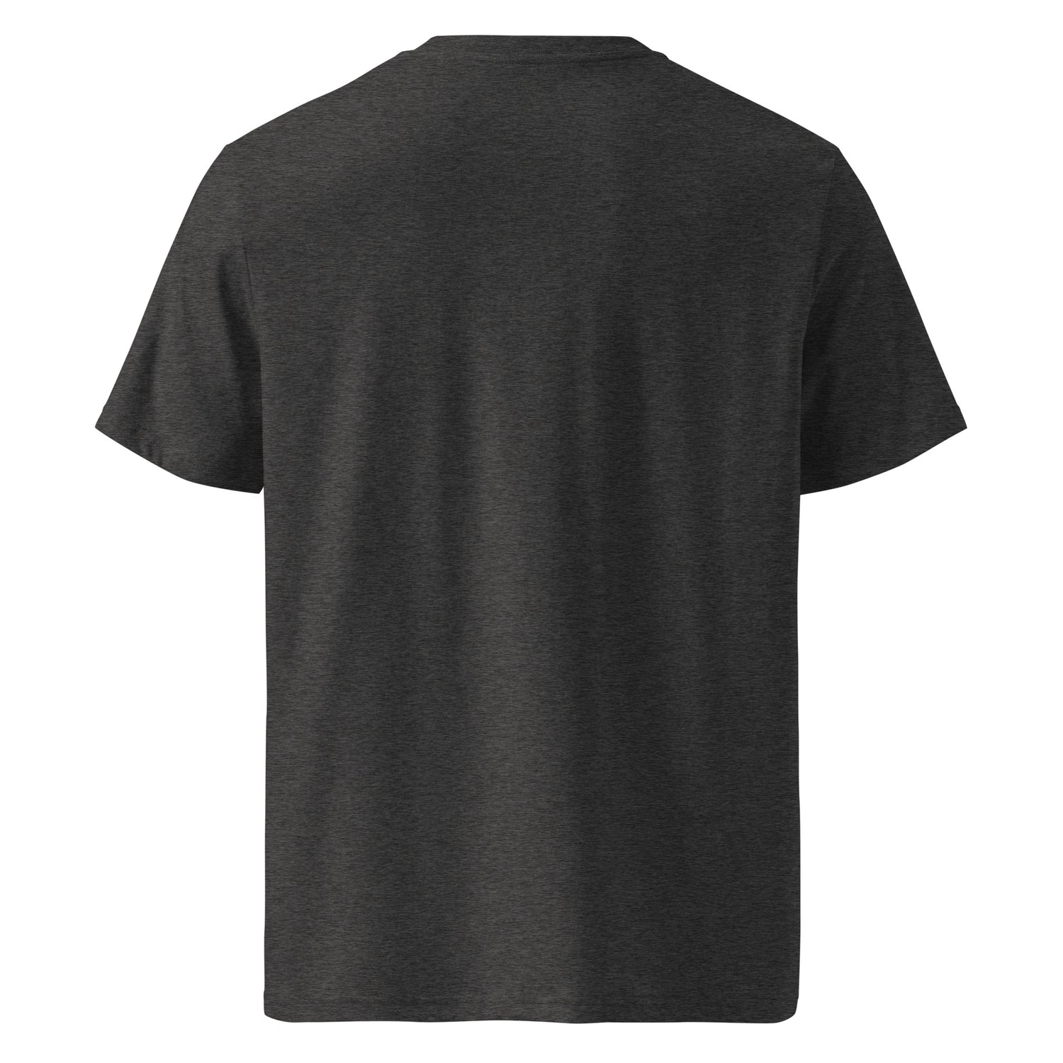 Camiseta FILIP Carbón — vista trasera, algodón orgánico 100% certificado GOTS-11395 | Filip Maison