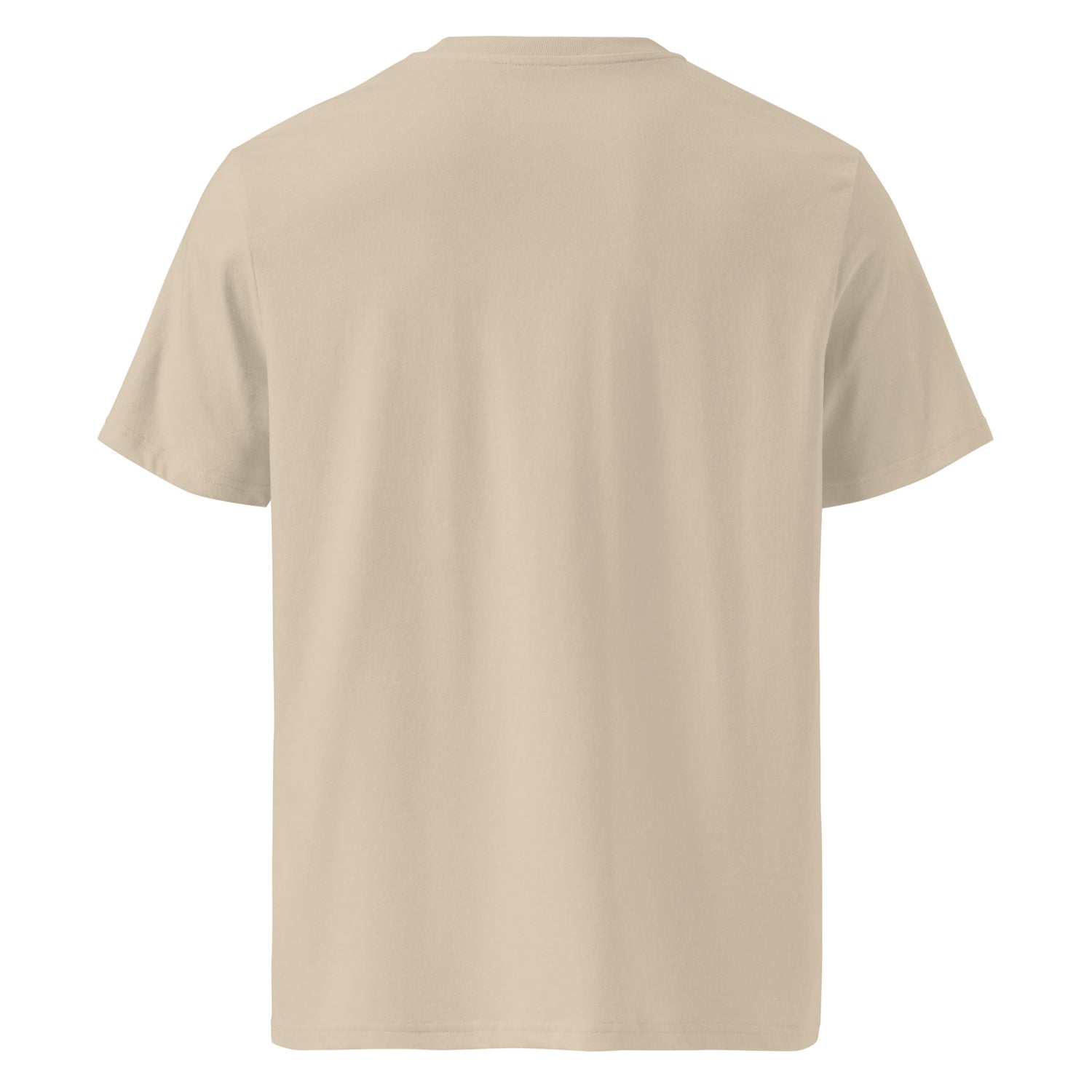 Camiseta Heritage FILIP Ravello — vista trasera, crema con estampado azul marino y dorado | Filip Maison